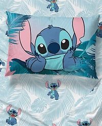 Disney Lilo and Stitch Floral Fun 4-Pc. Sheet Set