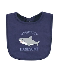 Hudson Baby Boys Essential 5-Piece Bib & Sock Collection