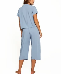 Women's Renee Ultra Soft Rayon Button Lounge Shirt