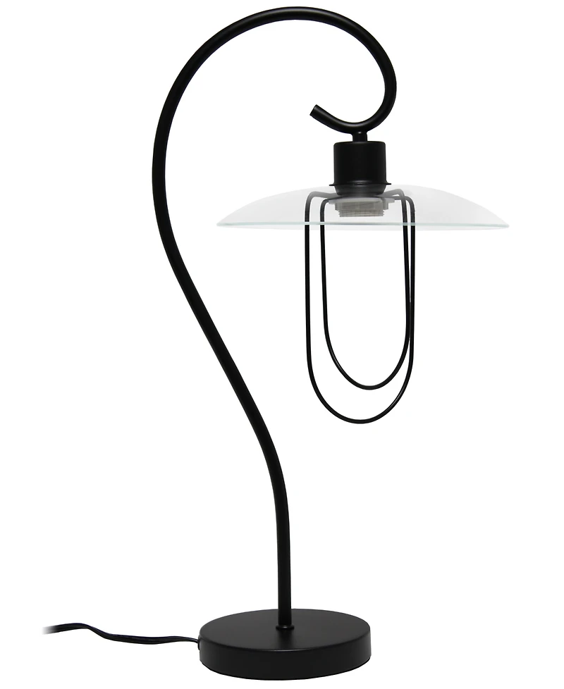 Lalia Home Modern Metal Scroll Table Lamp