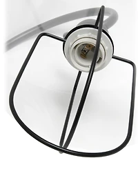 Lalia Home Modern Metal Scroll Table Lamp