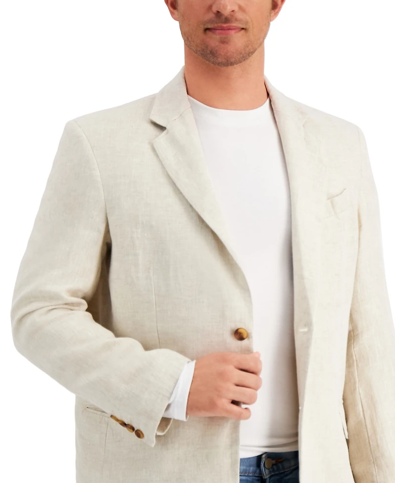 Club Room Men's 100% Linen Blazer, Created for Macy's