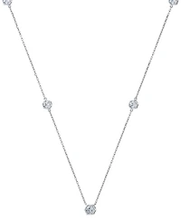 Portfolio by De Beers Forevermark Diamond Honeycomb Station Statement Necklace (7/8 ct. t.w.) in 14k White or Yellow Gold, 16" + 2" extender