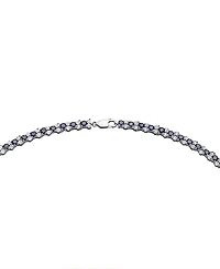 Effy Sapphire (9-7/8 ct. t.w.) & Diamond (7/8 ct. t.w.) All-Around 18" Statement Necklace in Sterling Silver