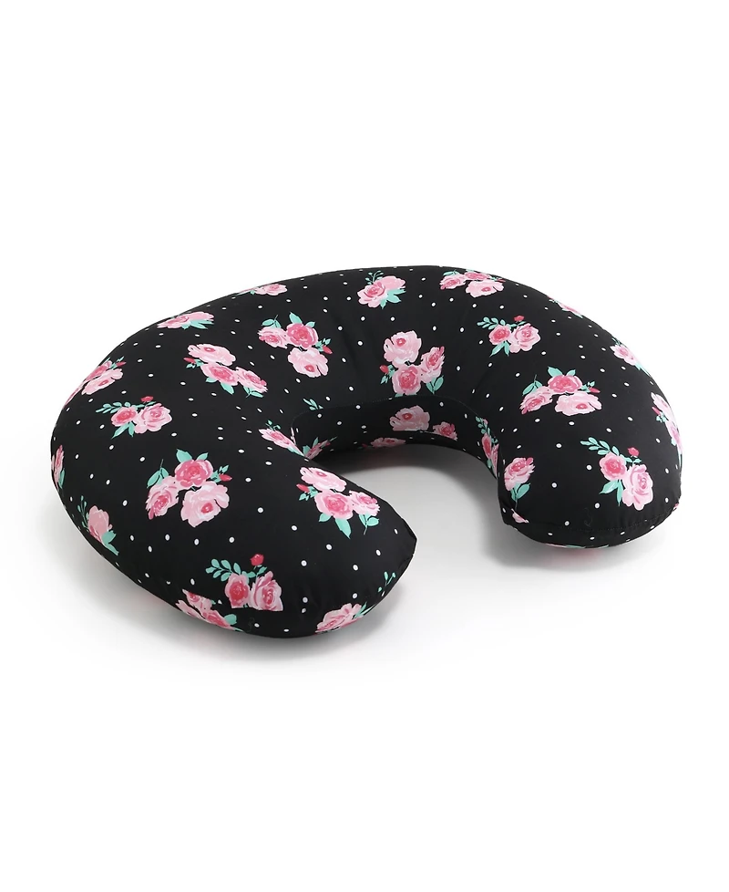 The Peanutshell Nursing Pillow for Breastfeeding, Black Camo