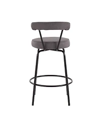 Rhonda Contemporary Counter Stool, Set of 2