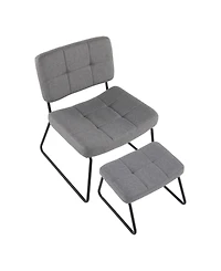 Stout Contemporary Lounge Chair and Ottoman Set