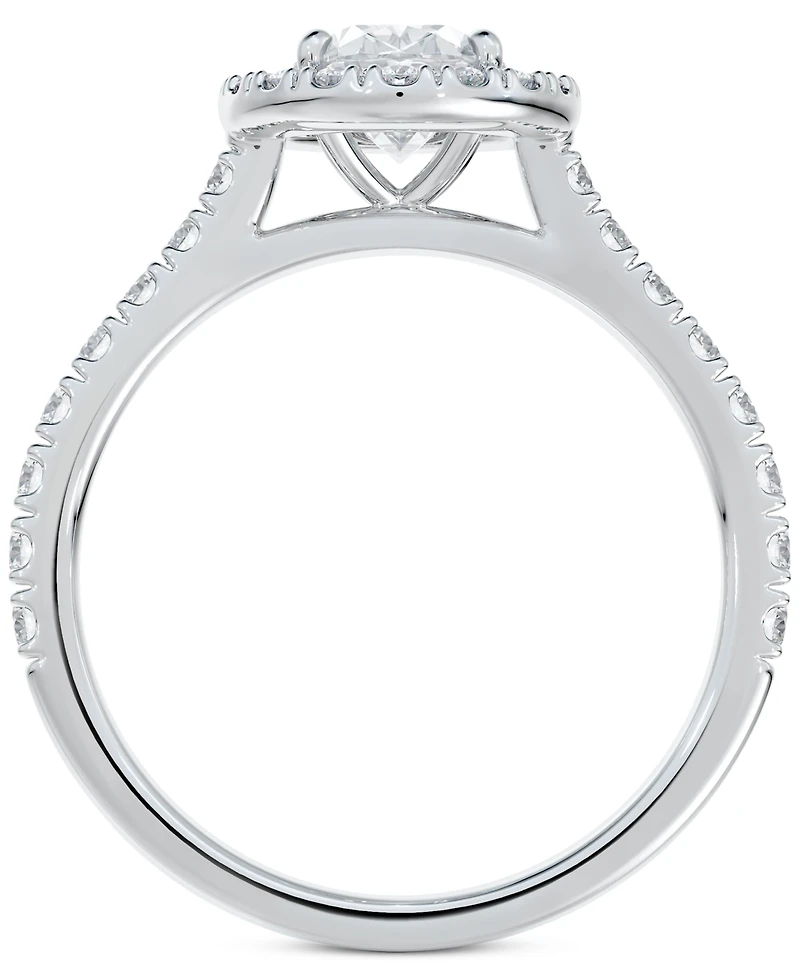 Portfolio by De Beers Forevermark Diamond Oval Halo Engagement Ring (1 ct. t.w.) in 14k Gold
