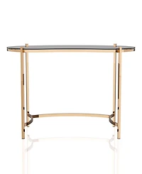 Havford Glass Top Console Table