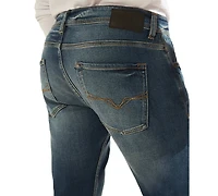 Guess Men's Eco Mateo Medium Wash Relaxed Jeans