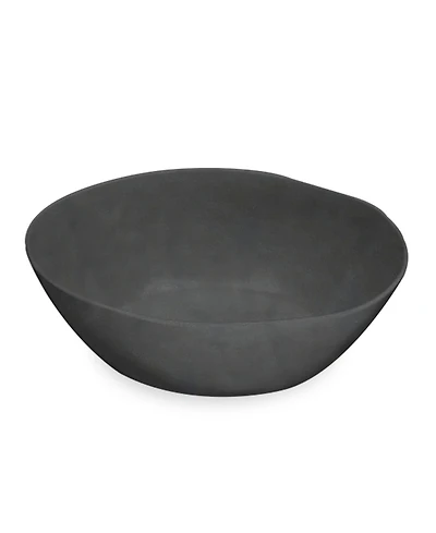 Abode Homewares Planta Matte Black Melamine Serve Bowl 142 oz.