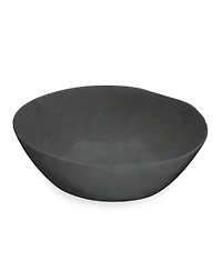 Abode Homewares Planta Matte Black Melamine Serve Bowl 142 oz.