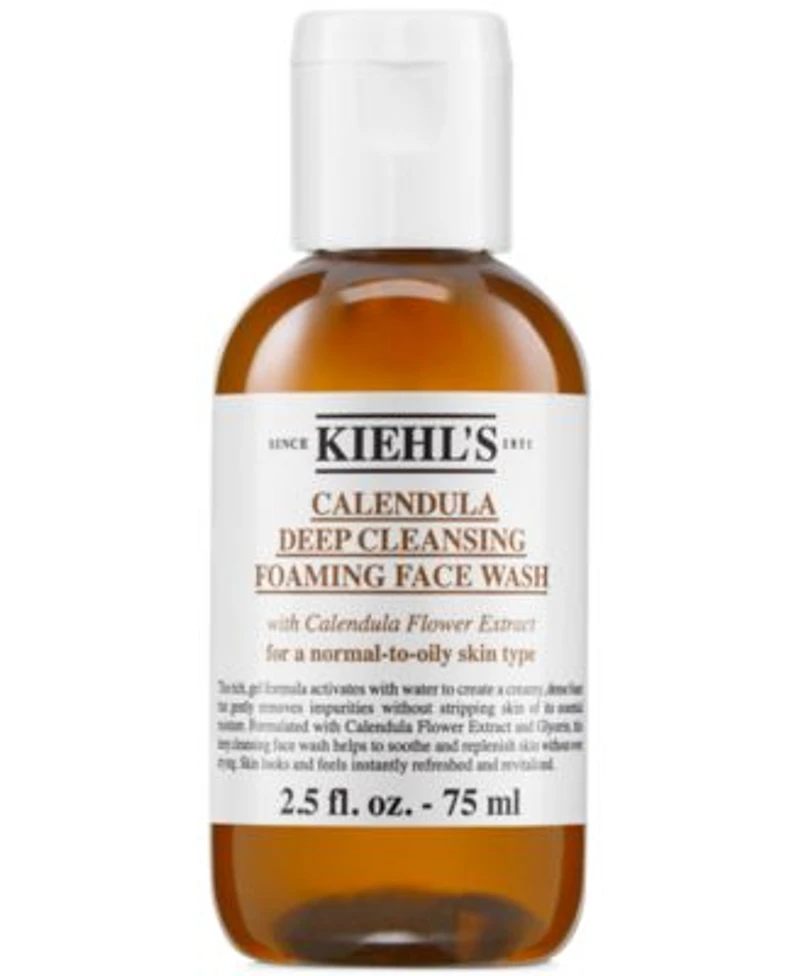 Kiehls Since 1851 Calendula Deep Cleansing Foaming Face Wash Collection