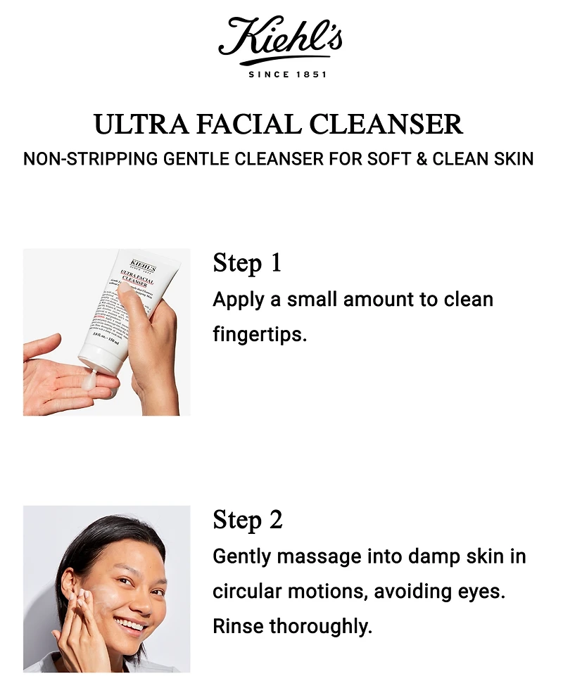 Kiehl's Since 1851 Ultra Facial Cleanser, 5 oz.
