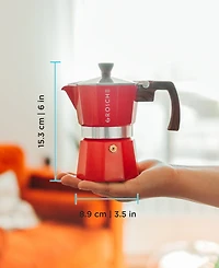 Grosche Milano Stovetop Espresso Maker Moka Pot 3 Cup 5 oz