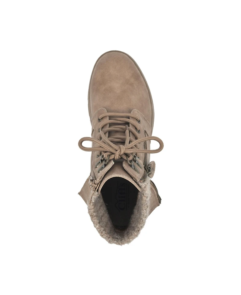 Cliffs by White Mountain Women's Kaylee Lace-Up Boots