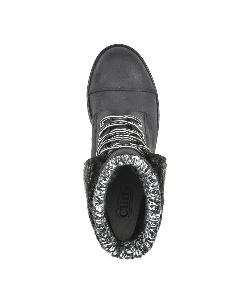 Cliffs by White Mountain Women's Duena Lace-Up Hiker Booties
