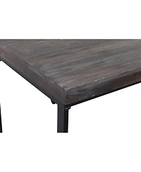 Contemporary Metal Console Table