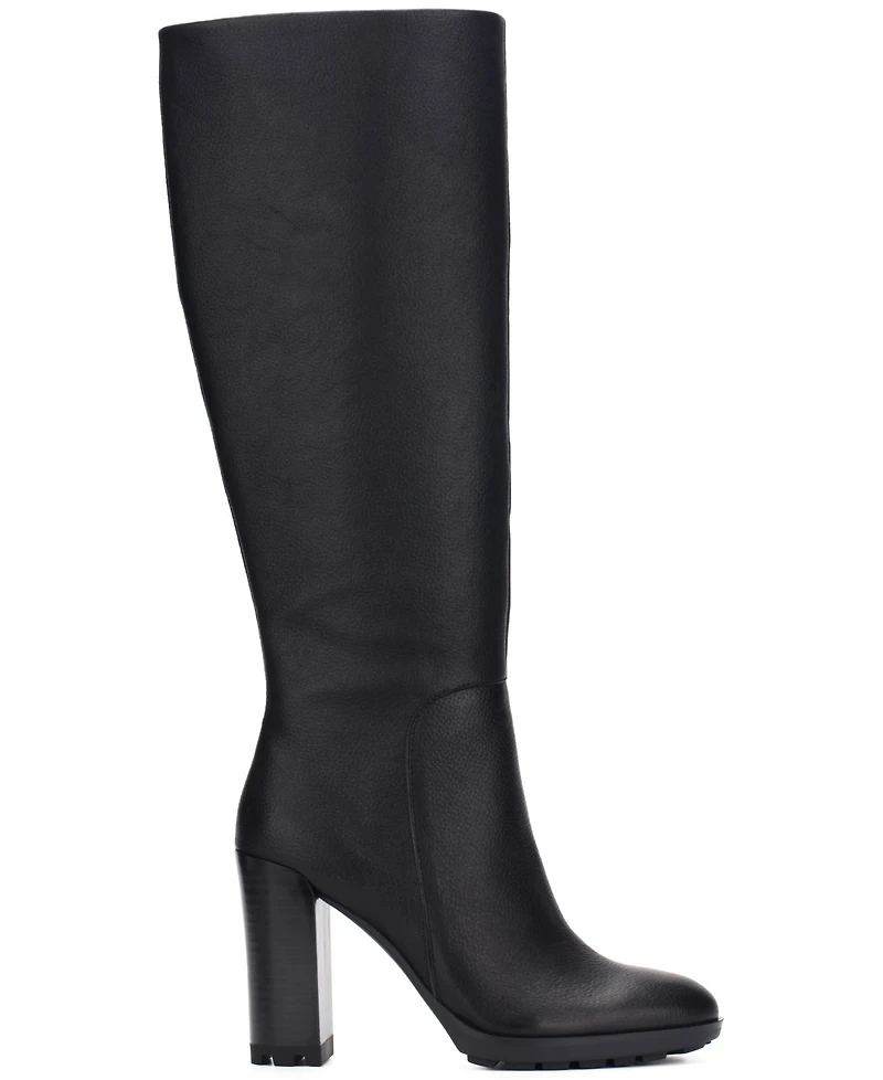 Kenneth Cole New York Women's Justin 2.0 Lug Sole Tall Knee High Boots