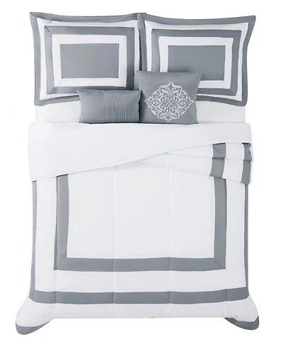 London Fog Rayne's 5 Piece Comforter Set, Queen
