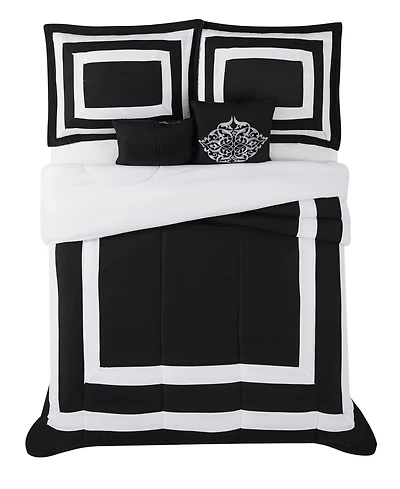London Fog Rayne's 5 Piece Comforter Set, Queen