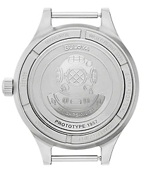 Bulova Men's Automatic Mil-ships-w-2181 Navy Nylon Strap Watch 41mm - Limited Edition