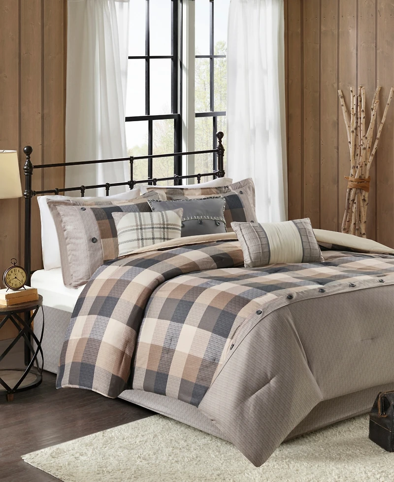 Madison Park Ridge Herringbone 7-Pc. Comforter Set