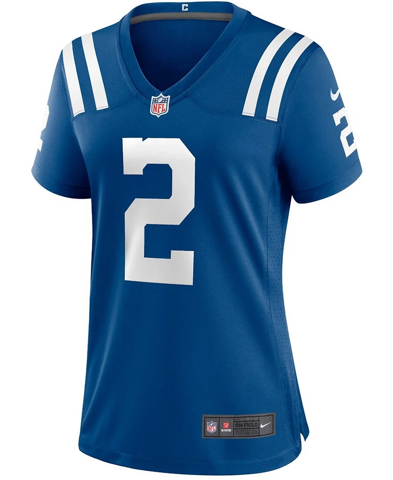 Women's Carson Wentz Royal Indianapolis Colts Game Jersey
