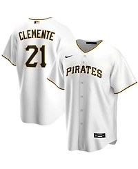 Men's Roberto Clemente White Pittsburgh Pirates Home Replica Player Name Jersey
