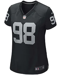 Women's Maxx Crosby Black Las Vegas Raiders Game Jersey