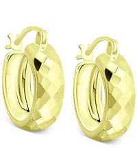 Giani Bernini Faceted Small Hoop Earrings, 15mm, Created for Macy's