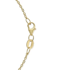 D'Oro by Effy Diamond Textured Circle Pendant (3/4 ct. t.w.) in 14k Gold