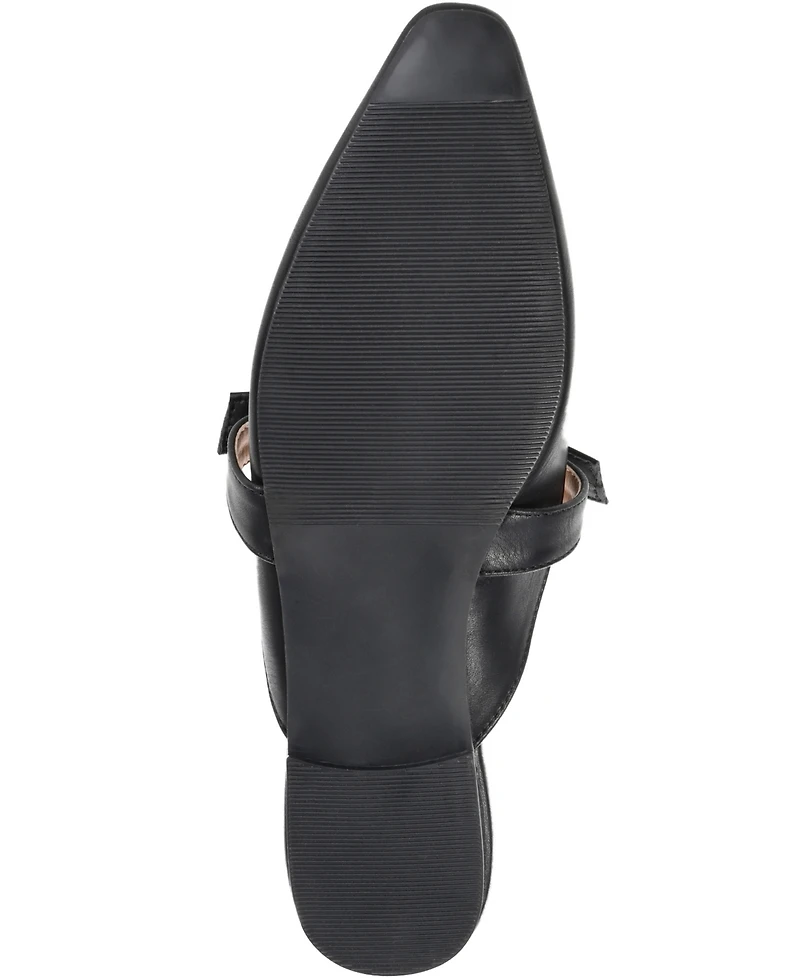 Journee Collection Women's Missie Bow Strap Mules