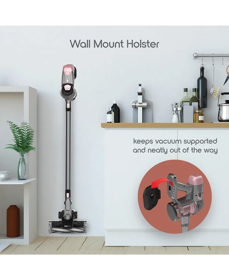 Tzumi ionVac Fusion Clean Cordless Rechargeable Stick Vacuum