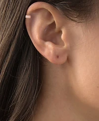 Cubic Zirconia Double Row Ear Cuffs