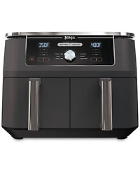 Ninja Foodi DZ401 6-in-1 10-qt. Xl 2-Basket Air Fryer with DualZone Technology- Air Fry, Broil, Roast, Dehydrate, Reheat and Bake, Family Sized