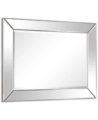 Empire Art Direct Solid Wood Frame Covered with Beveled Clear Mirror - 40" x 30"