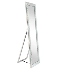 Empire Art Direct Solid Wood Frame Covered with Beveled Prism Mirror - 64" x 18"