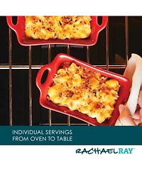 Rachael Ray Ceramics Rectangular Au Gratin Set, 2-Piece