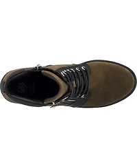 Gc Shoes Women's Taylor Color Block Lace Up Combat Booties