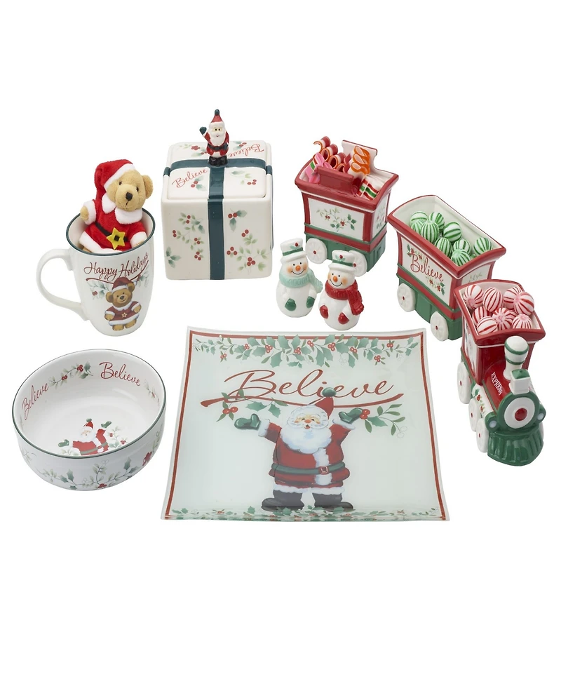 Winterberry Snowman Salt & Pepper Shaker Set