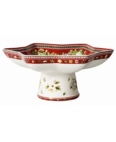 Villeroy & Boch Winter Bakery Footed Fruit Bowl
