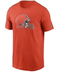 Men's Orange Cleveland Browns Primary Logo T-shirt