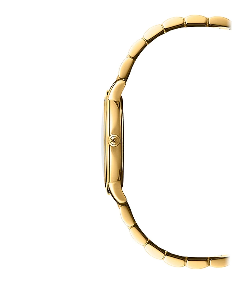 Raymond Weil Women's Swiss Toccata Diamond-Accent Gold-Tone Stainless Steel Bracelet Watch 29mm