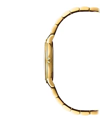 Raymond Weil Women's Swiss Toccata Diamond-Accent Gold-Tone Stainless Steel Bracelet Watch 29mm