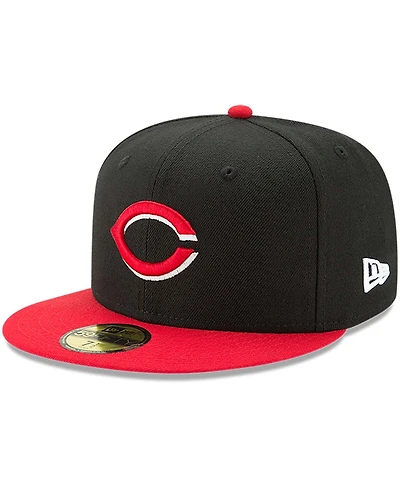New Era Men's Cincinnati Reds Road Authentic Collection On-Field 59FIFTY Fitted Hat