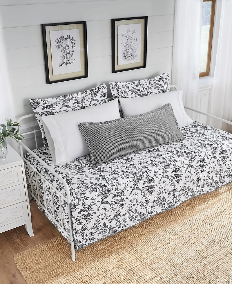Laura Ashley Amberley Cotton 4-Pc. Quilt Set, Daybed