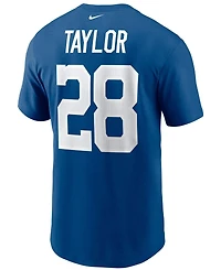 Men's Jonathan Taylor Royal Indianapolis Colts Player Name and Number T-shirt