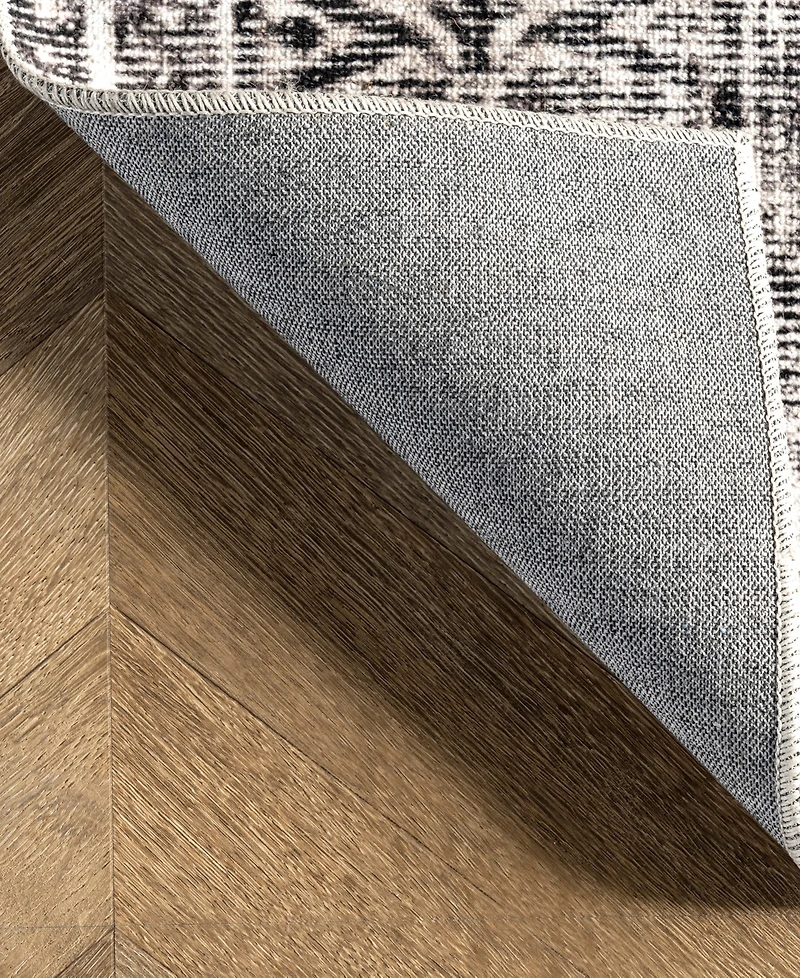nuLoom Aurora HJAU03A Machine-Washable 5' x 8' Area Rug