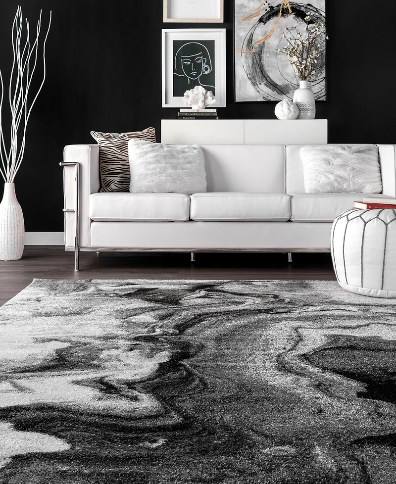 nuLoom Smoky BDSM11A 5' x 8' Area Rug